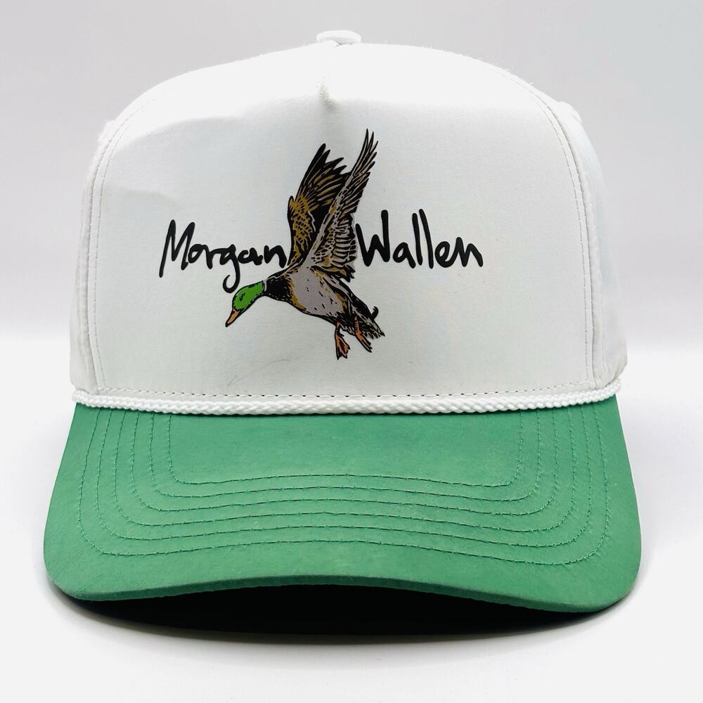 Morgan Wallen Duck Rope Hat One Night At A Time Tour 2024 Snapback Trucker
